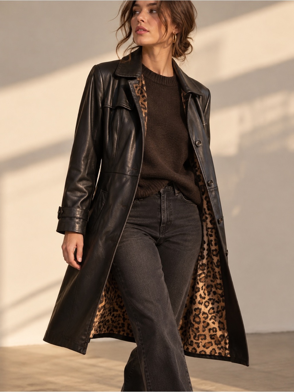 DANIER SOFT LEATHER TRENCH